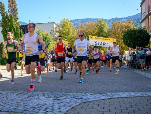 Start des Belchen Berglaufes