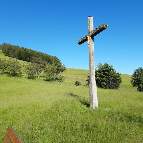 Kreuz und Sommerwiesen am Holzer Kreuz - 